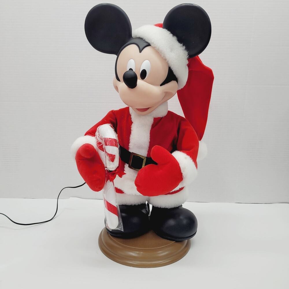 Mickey Mouse Unlimited Santa's Best Holiday Christmas Animation Candy 18” W/ Box